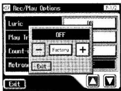 ROLAND AT-90S - ■ Verändern der Metronom-Einstellung - 2