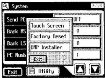 ROLAND AT-90S - Abrufen der Werksvoreinstellungen - 2