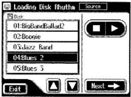 Loading Disk Rhythm Disk 01:BigBandBallad2 02:Boogie 03:Jazz Band 04:Blues 2 05:Blues 3 Exit Next → Source