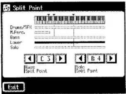ROLAND AT-90S - ■ Bass-Splitpunkt - 3