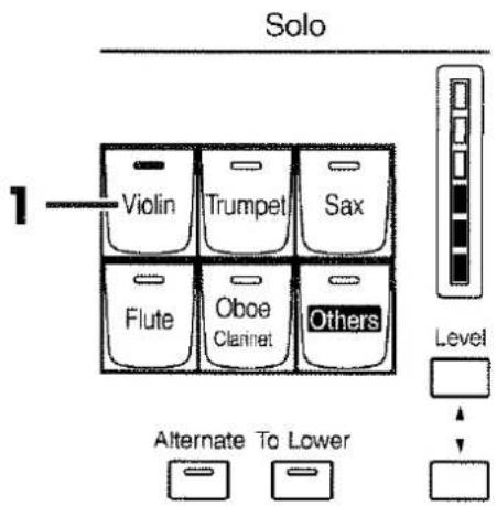 ROLAND AT-90S - ■ Auswahl des Solo-Klangs - 1