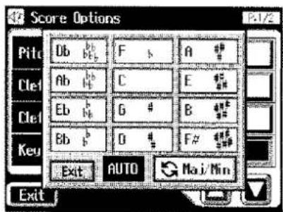 ROLAND AT-90S - ■ Verändern der Noten-Darstellung - 5