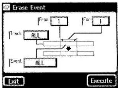 ROLAND AT-90S - Entfernen von Daten (Erase Event) - 4