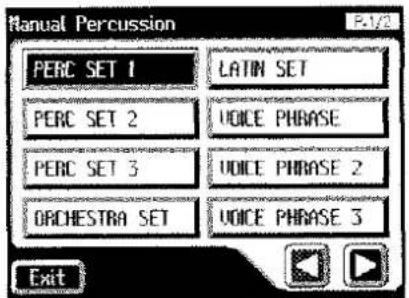 ROLAND AT-90S - Drücken Sie den [Manual Perc]-Taster (die Anzeige leuchtet). - 1