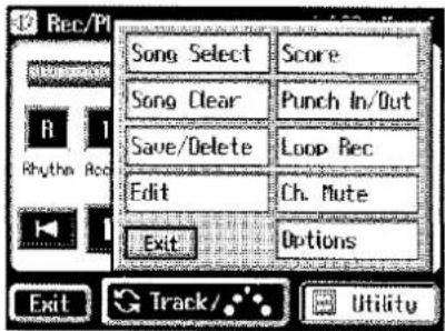 ROLAND AT-90S - Anwahl der Notenanzeige - 2