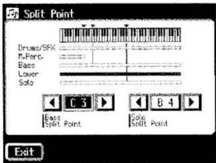 ROLAND AT-90S - ■ Bass-Splitpunkt - 5
