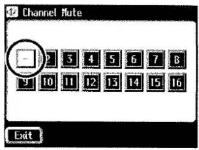 Channel Mute - 9 3 4 5 6 7 8 9 10 11 12 13 14 15 16 Exit