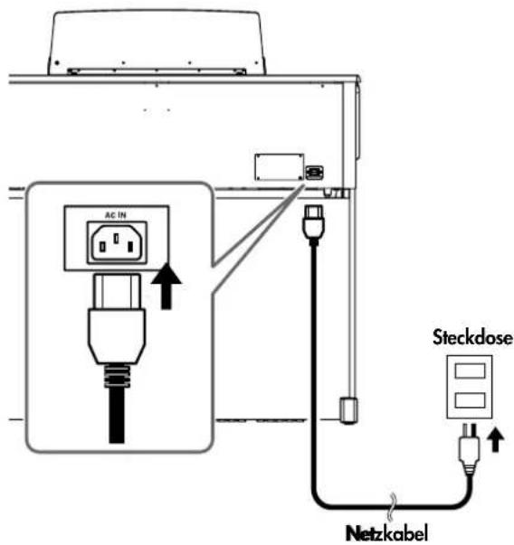AC IN Steckdose Netzkabel