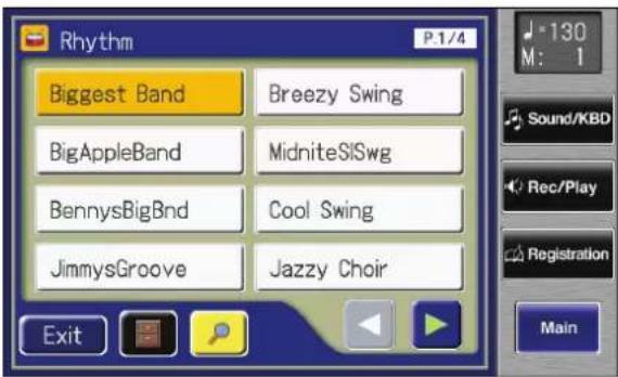 Rhythm P.1/4 Biggest Band Breezy Swing BigAppleBand MidniteSISwg BennysBigBnd Cool Swing JimmysGroove Jazzy Choir Exit