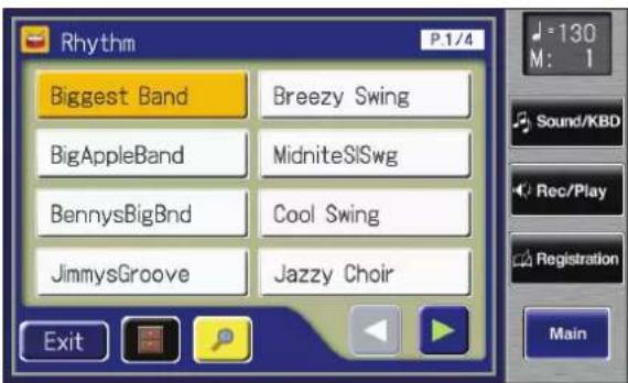 Rhythm P.1/4 Biggest Band Breezy Swing BigAppleBand MidniteSISwg BennysBigBnd Cool Swing JimmysGroove Jazzy Choir Exit