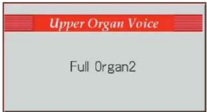 ROLAND AT-800 - Drücken Sie den Upper Organ [Full 2]-Taster (die Anzeige leuchtet). - 1