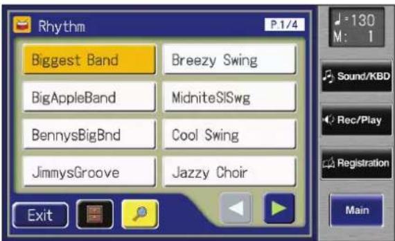 Rhythm P.1/4 Biggest Band Breezy Swing BigAppleBand MidniteSISwg BennysBigBnd Cool Swing JimmysGroove Jazzy Choir Exit