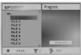 MP31W518 Program FILE 2 FILE 3 FILE 4 FILE 5 FILE 6 FILE 7 FILE 8 00:00 1 2 Close All