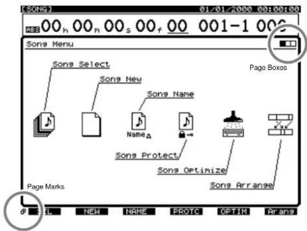 [SONG] 01/01/2000 00:00:00 00 h 00 m 00 s 00 f 00 001-1 00s Sons Menu Songs Select Songs New Songs Name NameA Songs Protect Songs Optimize Songs Arrange Page Marks Page Boxes OK NEW NAME(PROTC OPTIM Arang