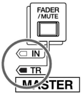 FADER /MUTE IN TR MASTER