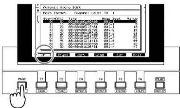 Autonix Micro Edit Edit Target Channel Level TR 1 Step H000 Time Mode Test Value 1 2 3 4 5 6 7 8 9 10 11 12 13 14 15 16 17 18 19 20 21 22 23 25 26 27 29 30 31 32 33 34 35 36 37 38 39 40 41 42 44 45 47 In Print Copy Print Copy Copy Print PAGE F1 F2 F3 F4 F5 F6 PLAY SONG TRACK EFFECT A EFFECT B SYSTEM UTILITY DISPLAY