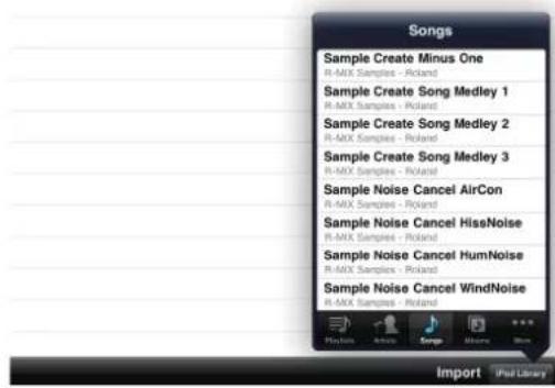 Songs Sample Create Minus One R-MIX Samples - Roland Sample Create Song Medley 1 R-MIX Samples - Roland Sample Create Song Medley 2 R-MIX Samples - Roland Sample Create Song Medley 3 R-MIX Samples - Roland Sample Noise Cancel AirCon R-MIX Samples - Roland Sample Noise Cancel HissNoise R-MIX Samples - Roland Sample Noise Cancel HumNoise R-MIX Samples - Roland Sample Noise Cancel WindNoise R-MIX Samples - Roland