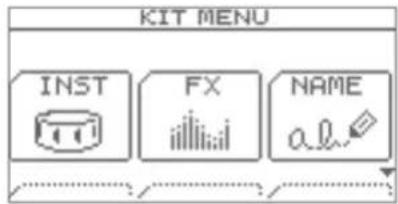KIT MENU INST FX NAME