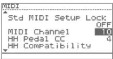 ROLAND TD-15K - Spielen von externen MIDI-Instrumenten mithilfe der Pads - 1