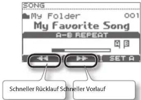 SONG My Folder 001 My Favorite Song A-B REPEAT Schneller Rücklauf Schneller Vorlauf
