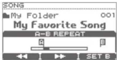 SONG My Folder 001 My Favorite Song A-B REPEAT SET B