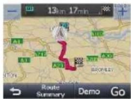 13km 17min Route Summary Demo Go