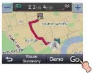 2.2km 4min Route Summary Demo Go