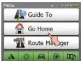 Menu Guide To Go Home Route Manager