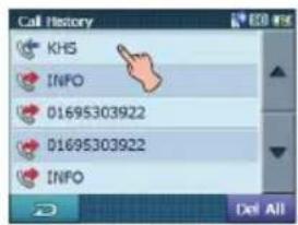 Call History KHS INFO 01695303922 01695303922 INFO Del All