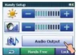 Handy Setup Audio Output Hands Free Lock