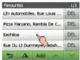 Favourites Lfm Automobiles, Rue Louis ... Pitza Marzano, Rambla De C... Kechiloa Rue Du Lt Dummeyer, Jebsh... Add 1/1 DEL DEL DEL DEL Add ✓