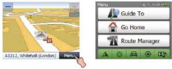 A3212, Whitehall (London) Menu Guide To Go Home Route Manager