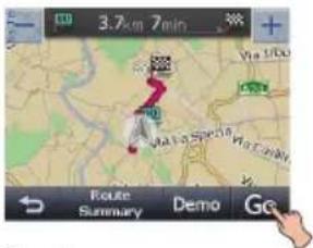 3.7km 7min Via 100 Route Summary Demo Go