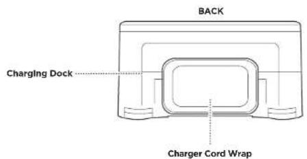 BACK Charging Dock Charger Cord Wrap