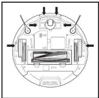 SHARK IQ Robot RV1000 - CLEANING SENSORS AND CHARGING PADS - 1