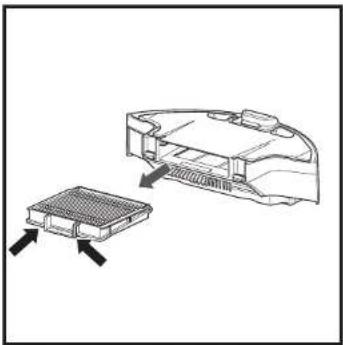 SHARK IQ Robot RV1000 - CLEANING AND REPLACING THE FILTER - 2