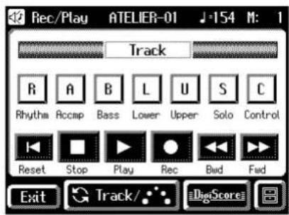 ROLAND Music Atelier AT-90SL - Umbenennen des Songs (Rename) - 1