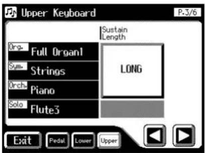 ROLAND Music Atelier AT-90SL - ■Verändern der Sustain-Länge - 3