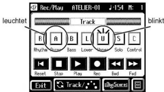 ROLAND Music Atelier AT-90SL - Aufnahme der einzelnen Parts nacheinander - 2