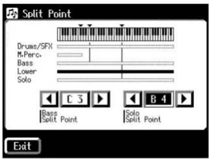 ROLAND Music Atelier AT-90SL - ■ Verändern des Solo Splitpunktes - 5