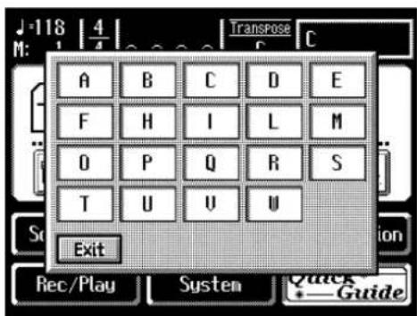 ROLAND Music Atelier AT-90SL - Berühren Sie im Quick Guide-Display. - 1