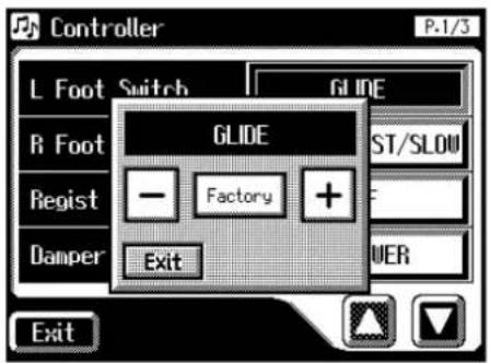ROLAND Music Atelier AT-90SL - Sub-Fenster zum Einstellen von Parameter-Werten - 1