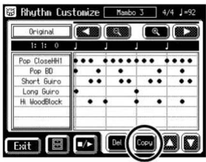 Rhythm Customize Mambo 3 4/4 ↓=92 Original 1: 1: 0 Pop CloseHH1 Pop BO Short Guiro Long Guiro Hi WoodBlock Exit Copy