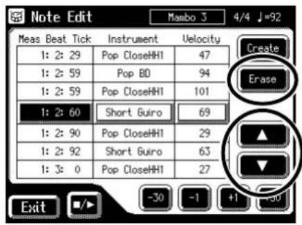 Note Edit Mamba 3 4/4 ↓=92 Meas Beat Tick Instrument Velocity 1: 2: 29 Pop CloseHH1 47 1: 2: 59 Pop BD 94 1: 2: 59 Pop CloseHH1 101 1: 2: 60 Short Guiro 69 1: 2: 90 Pop CloseHH1 29 1: 2: 92 Short Guiro 63 1: 3: 0 Pop CloseHH1 27 Exit -30 -1 +1 -30 Create Erase