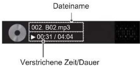 Dateiname 002. B02.mp3 ▶ 00:31 / 04:04 Verstrichene Zeit/Dauer