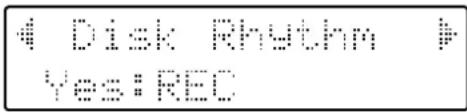 ROLAND Music Atelier AT15 - ■Kopieren eines auf dem Rhythm [Disk]-Taster gespeicherten Rhythmus - 1