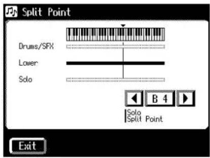 ROLAND Music Atelier AT-45 - ■ Verändern des Solo Splitpunktes - 3
