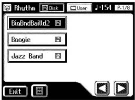 Rhythm Disk User J-154 P.1/8 BigBndBailld2 Boogie Jazz Band Exit