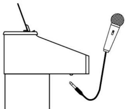 ROLAND Music Atelier AT-45 - Anschließen eines Mikrofons - 1