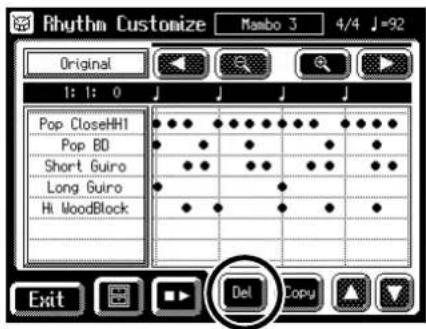Rhythm Customize Mambo 3 4/4 J=92 Original 1:1:0 Pop CloseHH1 Pop BO Short Guiro Long Guiro Hi WoodBlock Exit Del Copy